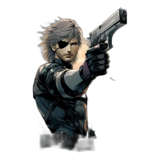 weapon, concept art, pixel art, comic book art transparent PNG cut-out