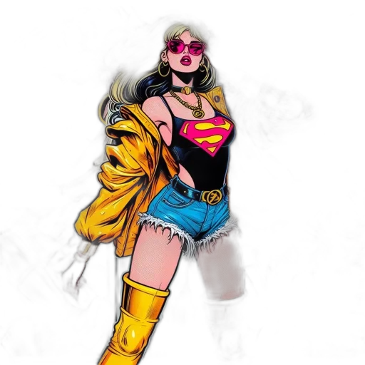 comic book art, concept art, fantasy art, cartoon transparent PNG cut-out