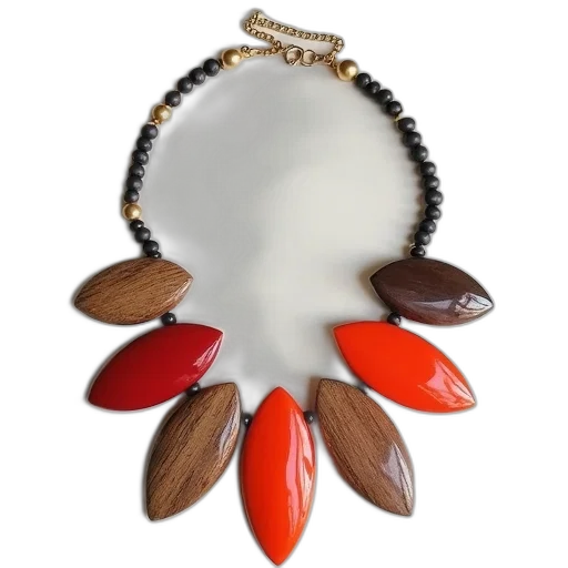 jewelry, earth tones, red, color transparent PNG cut-out