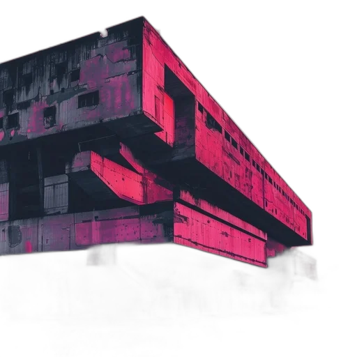 building, furniture, 3d render, concept art transparent PNG cut-out