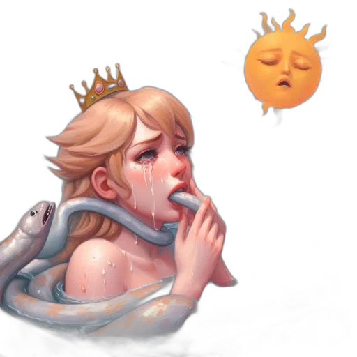 crown, creature, concept art, fantasy art transparent PNG cut-out