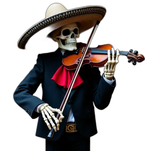 hat, staff, mask, jacket transparent PNG cut-out