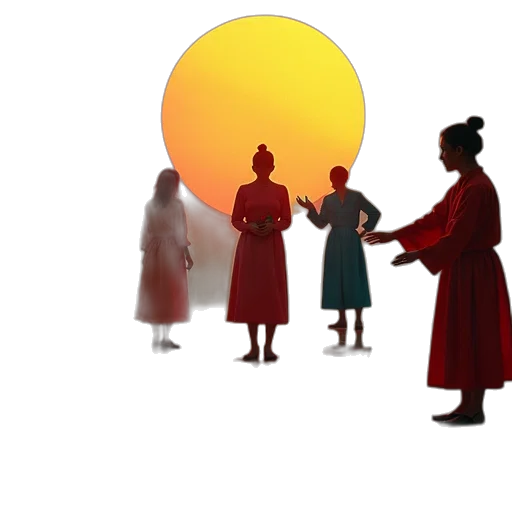 staff, dress, umbrella, concept art transparent PNG cut-out