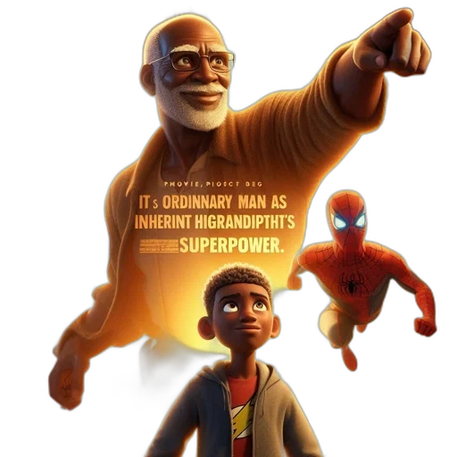 concept art, 3d render, comic book art, movie transparent PNG cut-out
