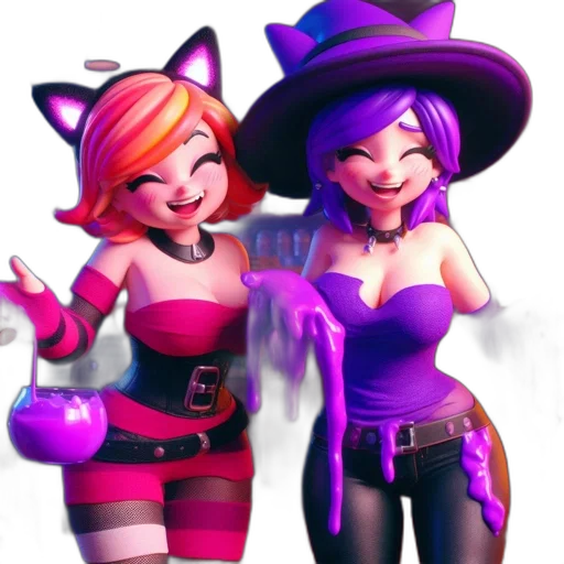 hat, staff, concept art, 3d render transparent PNG cut-out