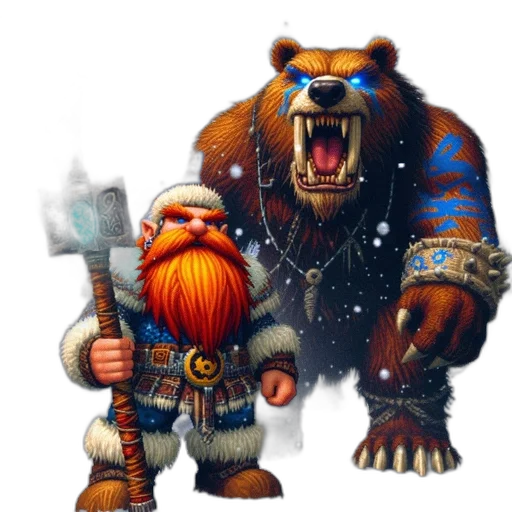fantasy art, concept art, pixel art, comic book art transparent PNG cut-out