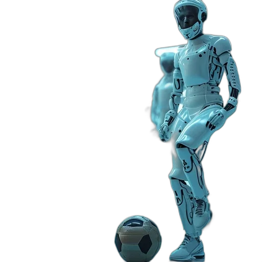 robot, 3d render, concept art, cyberpunk transparent PNG cut-out