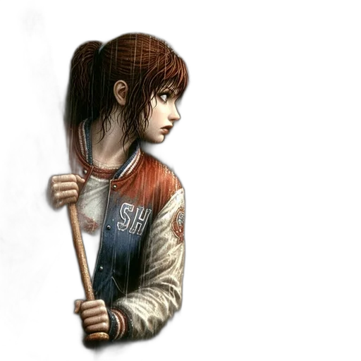 staff, jacket, sword, weapon transparent PNG cut-out