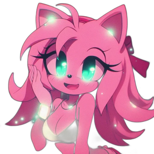staff, creature, anime, pixel art transparent PNG cut-out