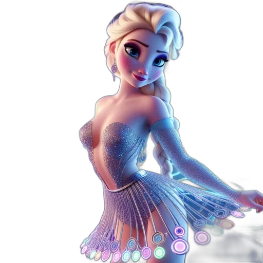 dress, 3d render, concept art, fantasy art transparent PNG cut-out