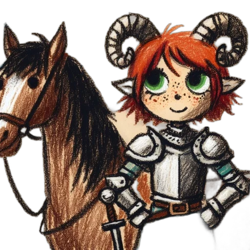 fantasy art, concept art, watercolor, pixel art transparent PNG cut-out