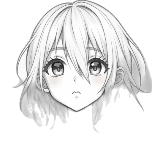face, mask, hair, creature transparent PNG cut-out