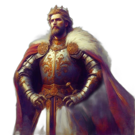 crown, sword, staff, fantasy art transparent PNG cut-out