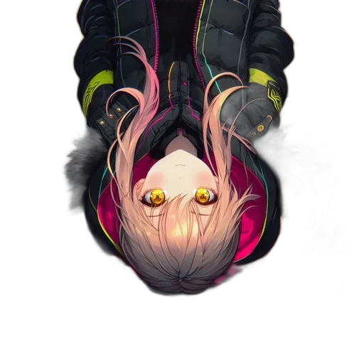 jacket, mask, face, creature transparent PNG cut-out