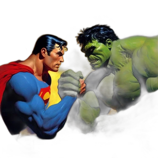 comic book art, concept art, photorealistic, fantasy art transparent PNG cut-out