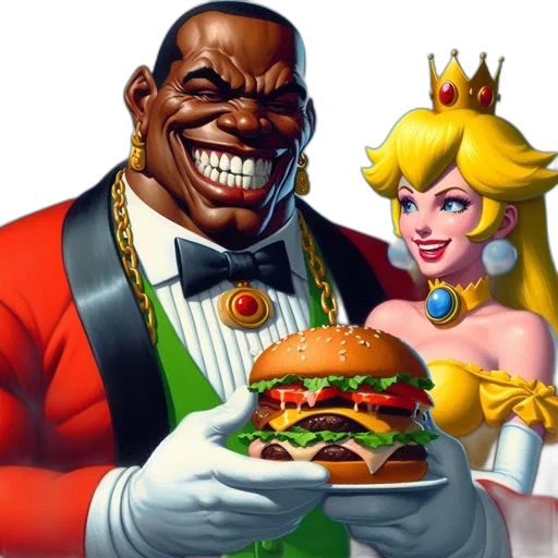 food, concept art, comic book art, pixel art transparent PNG cut-out