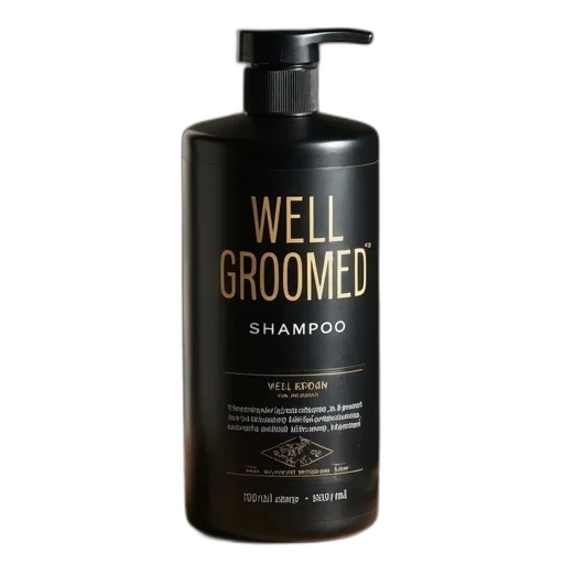 well, groomed, shampoo, 500ml transparent PNG cut-out