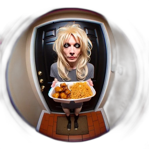 food, robot, face, creature transparent PNG cut-out