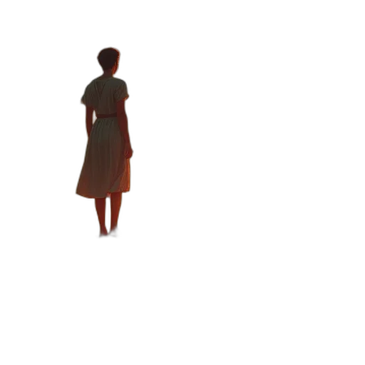 dress, staff, jacket, face transparent PNG cut-out