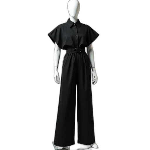 dress, monochrome, dark, mannequin transparent PNG cut-out