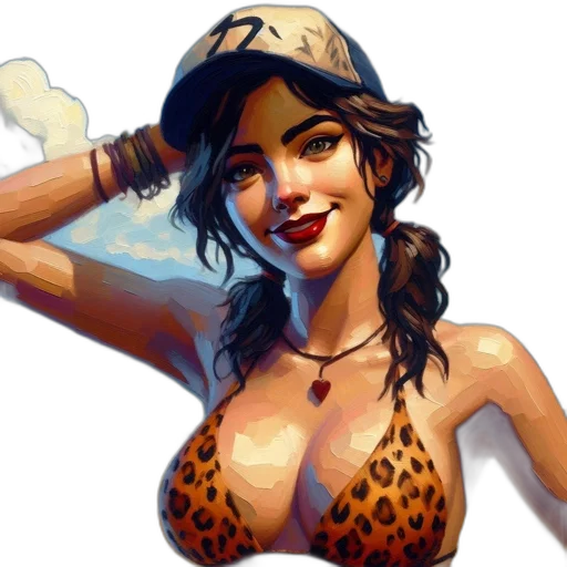 hat, comic book art, fantasy art, concept art transparent PNG cut-out