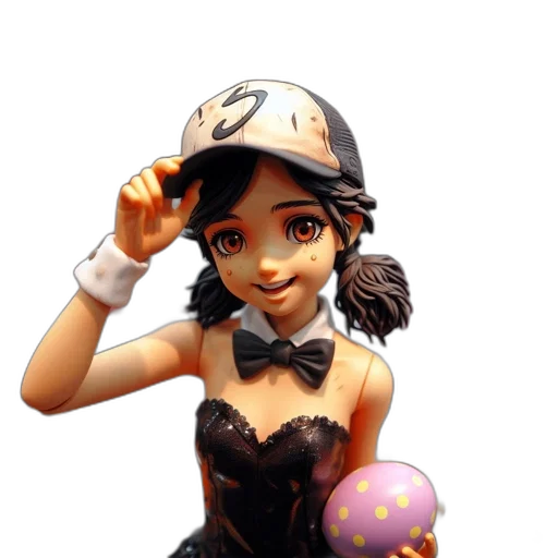 hat, staff, 3d render, concept art transparent PNG cut-out
