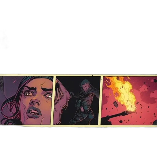 comic book art, concept art, fire, series transparent PNG cut-out