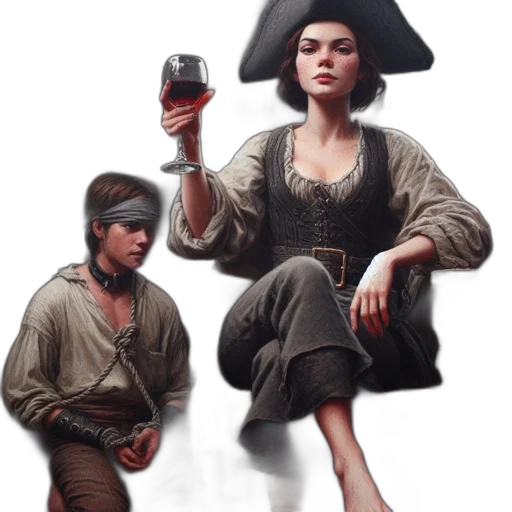 concept art, fantasy art, oil painting, photorealistic transparent PNG cut-out