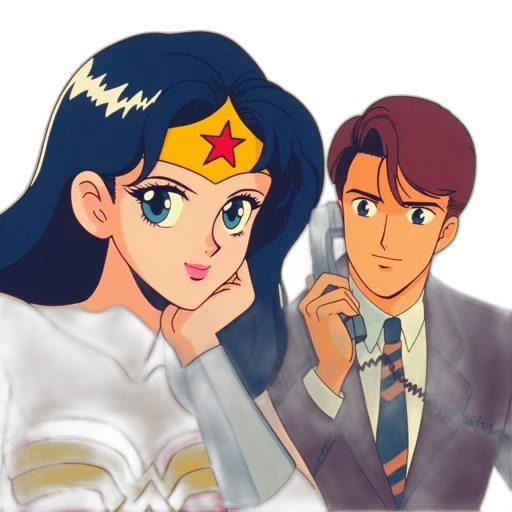 comic book art, cartoon, pixel art, anime transparent PNG cut-out