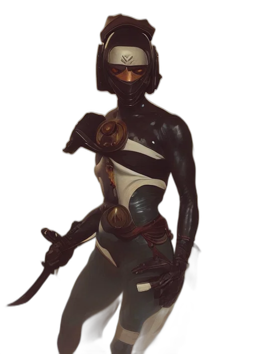 mask, weapon, staff, robot transparent PNG cut-out