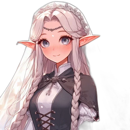 dress, dragon, staff, face transparent PNG cut-out