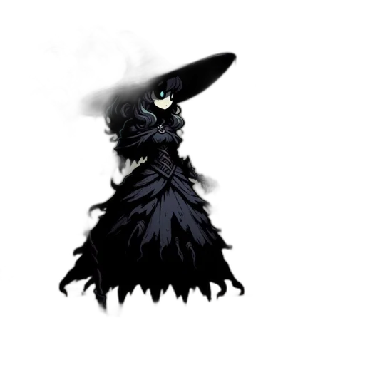 hat, staff, mask, dress transparent PNG cut-out