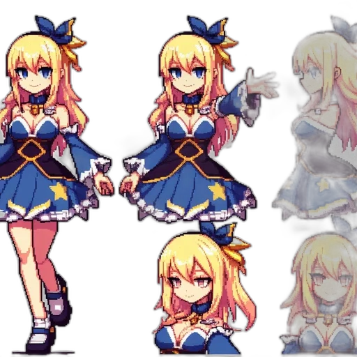 pixel art, anime, concept art, fantasy art transparent PNG cut-out
