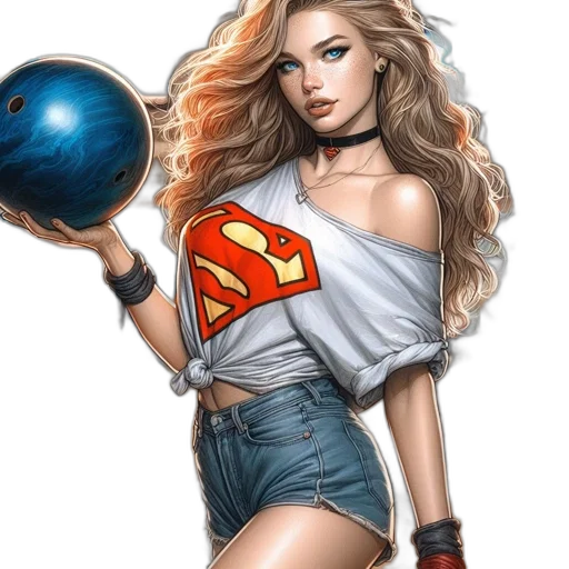 comic book art, fantasy art, cartoon, photorealistic transparent PNG cut-out