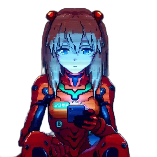 robot, weapon, creature, face transparent PNG cut-out