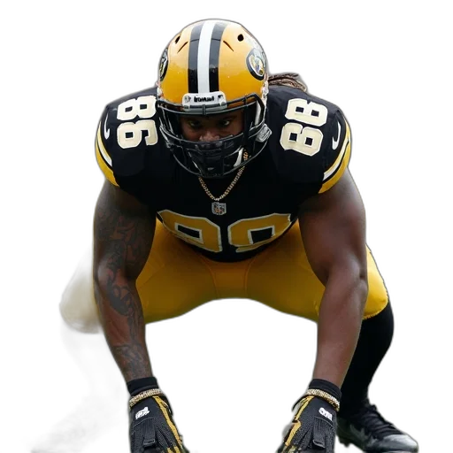 football, player, black, gold transparent PNG cut-out