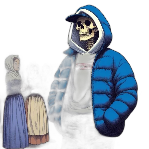 jacket, mask, face, robot transparent PNG cut-out