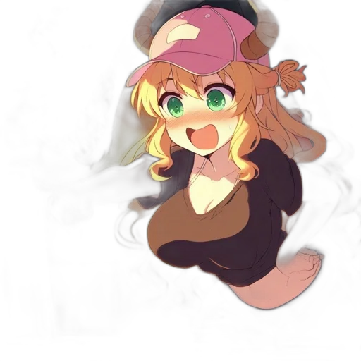 hat, staff, dragon, creature transparent PNG cut-out
