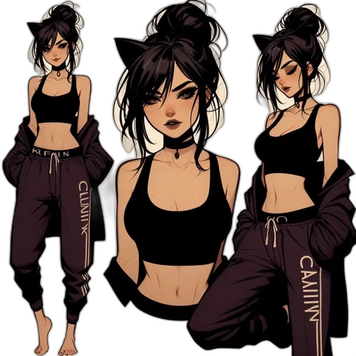 concept art, anime, comic book art, cartoon transparent PNG cut-out