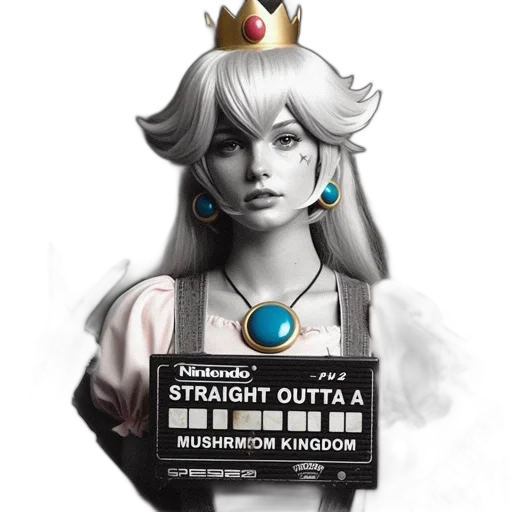 crown, concept art, fantasy art, vaporwave transparent PNG cut-out