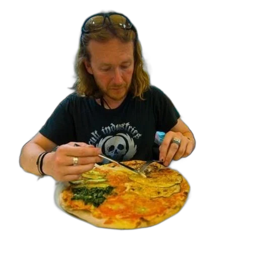 food, staff, man, black transparent PNG cut-out