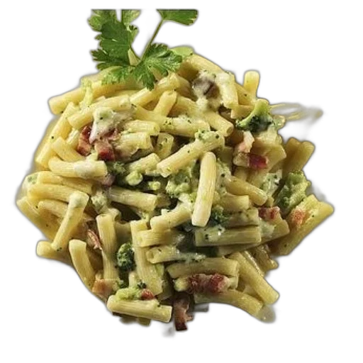 food, 3d render, plate, pasta transparent PNG cut-out