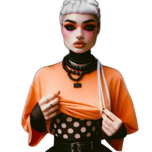 dress, jewelry, jacket, staff transparent PNG cut-out