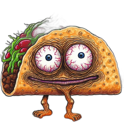 food, face, creature, animal transparent PNG cut-out
