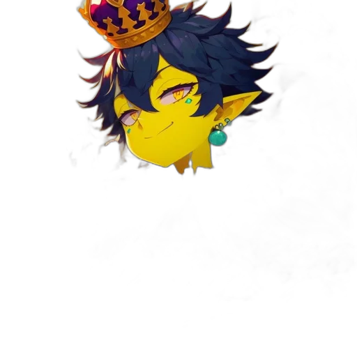 hat, crown, mask, staff transparent PNG cut-out