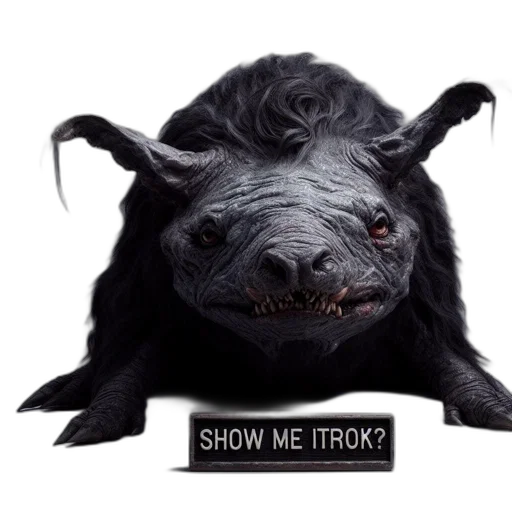 creature, animal, dragon, face transparent PNG cut-out