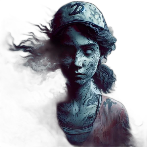 face, hat, mask, dress transparent PNG cut-out