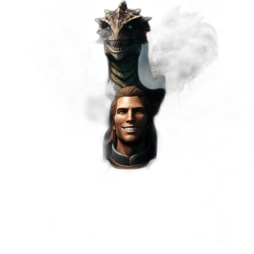 staff, mask, face, crown transparent PNG cut-out