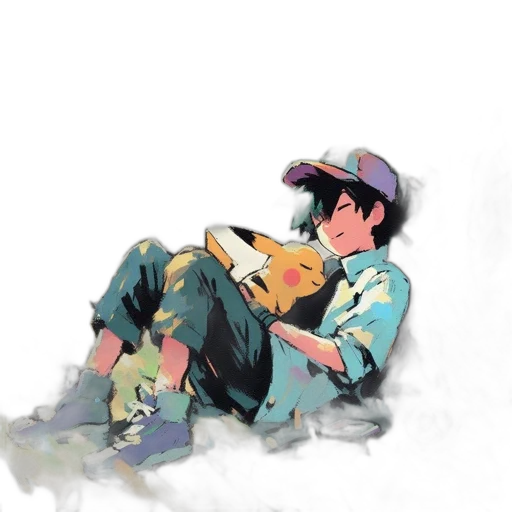 hat, watercolor, anime, pixel art transparent PNG cut-out