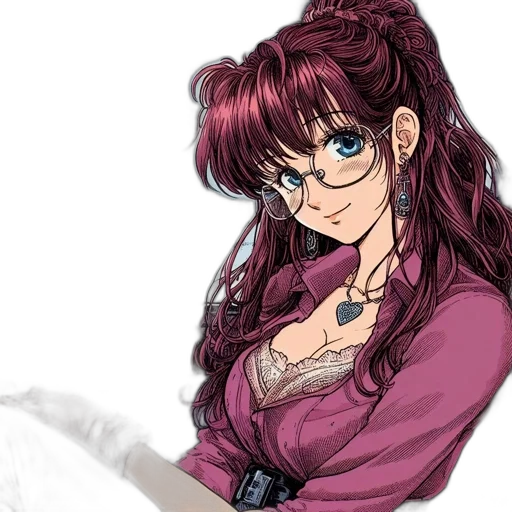 anime, cartoon, concept art, photorealistic transparent PNG cut-out